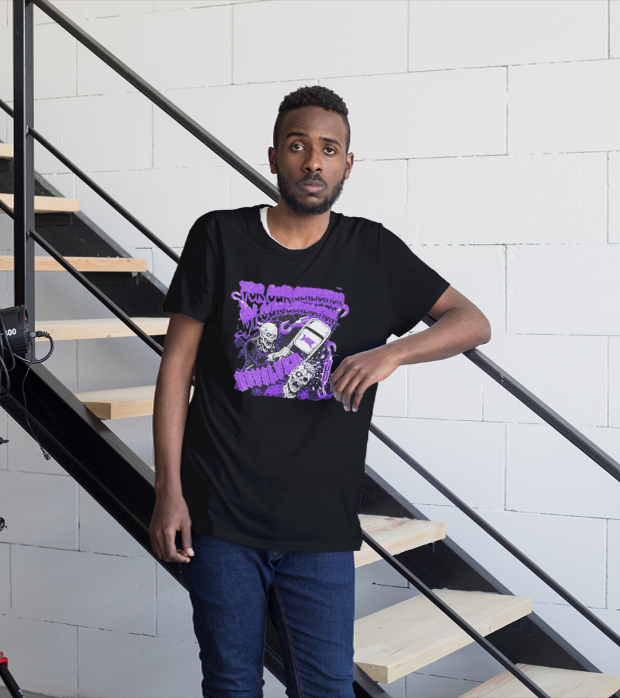 Wrestling Revolver For Our Generation Skeletons Purple T-Shirt