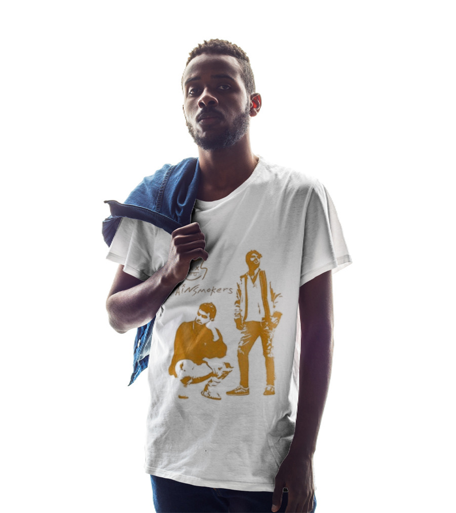The Chainsmokers Tour Silhouette Band Icon Sketch T-Shirt