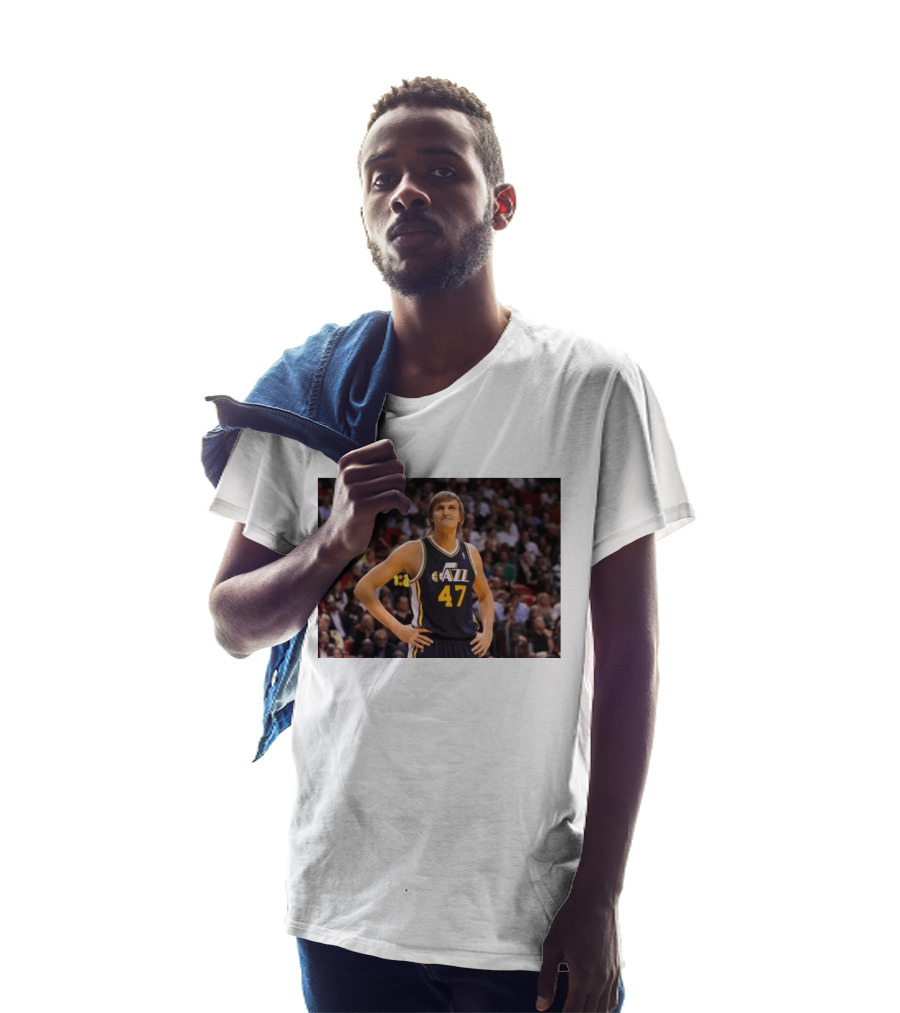 Andrei Kirilenko No. 47 AK 47 Utah Jazz Classic NBA Basketball T-Shirt