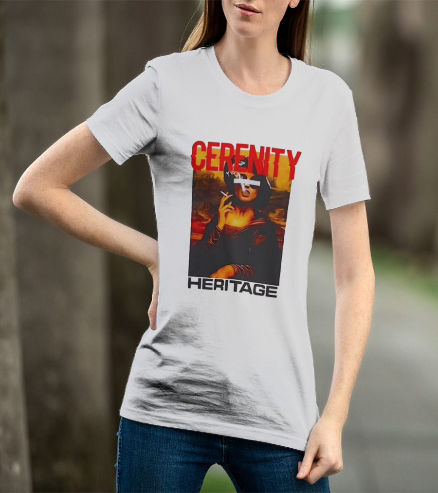 Cerenity Heritage Mona Lisa Smoking T-Shirt