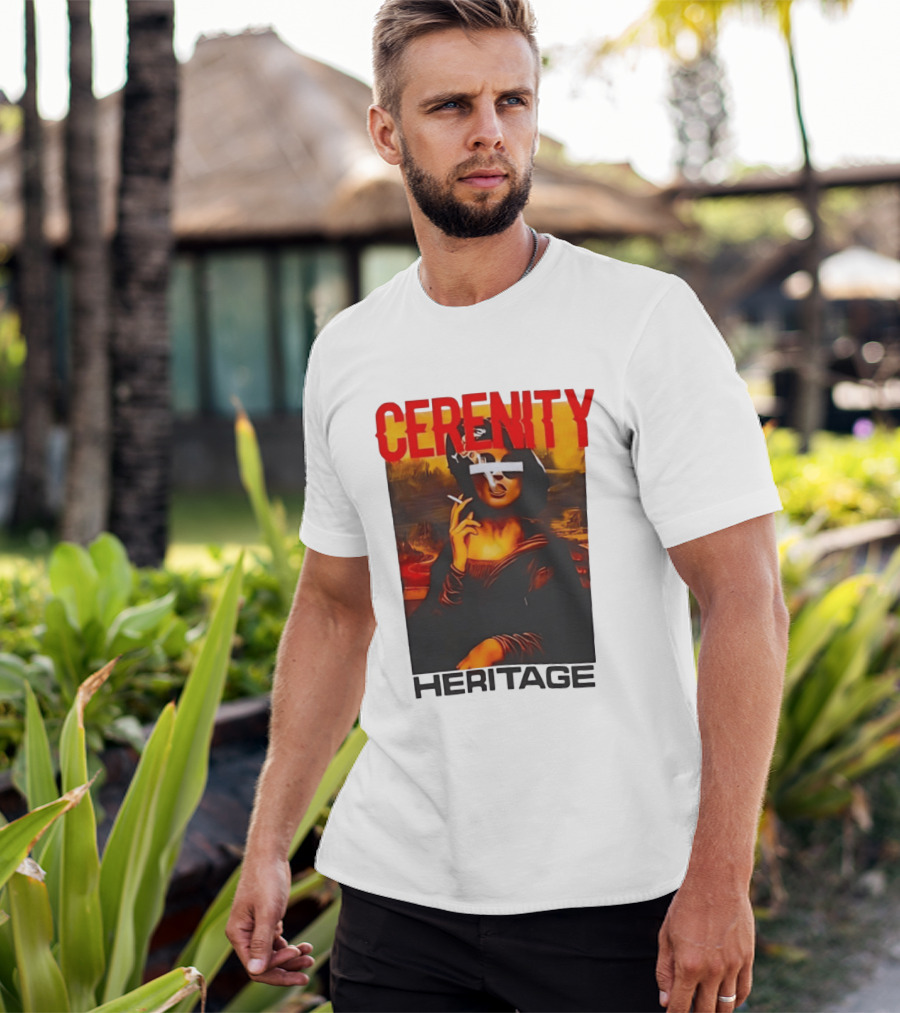 Cerenity Heritage Mona Lisa Smoking T-Shirt