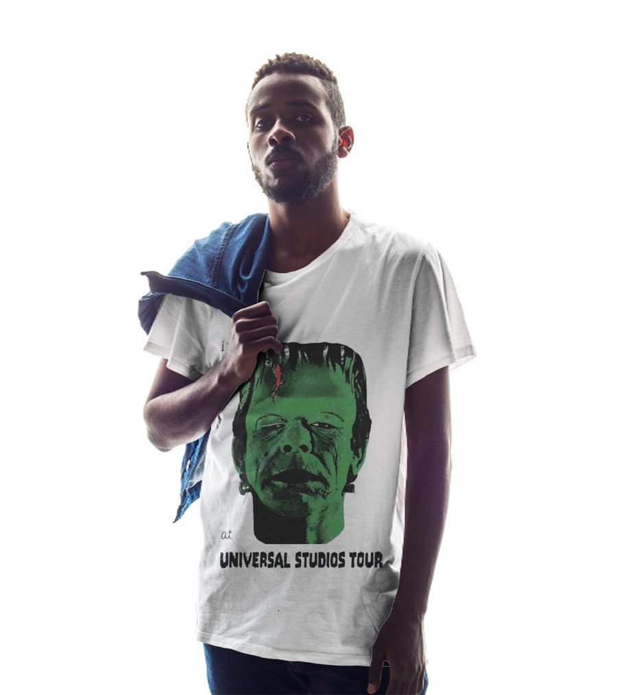 I Met Frankenstein At Universal Studios Tour Monster Fan Souvenir T-Shirt