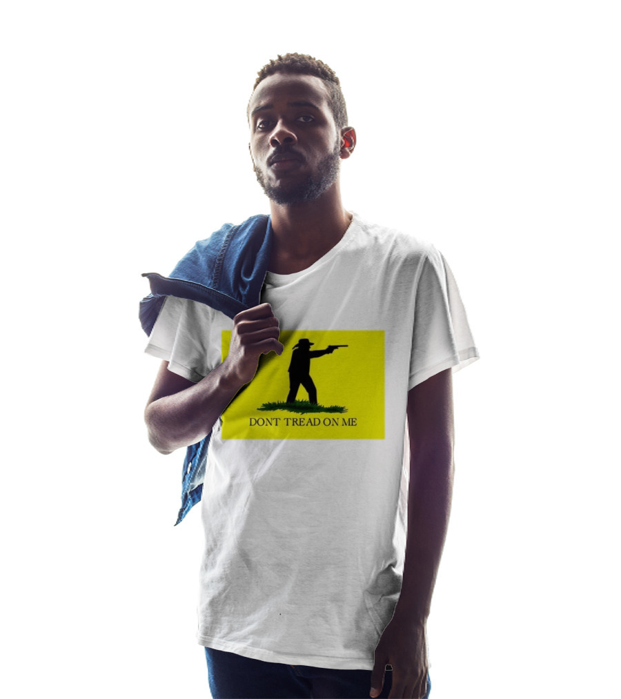 Jordan Salinas Don't Tread On Me Cowboy Silhouette Yellow T-Shirt