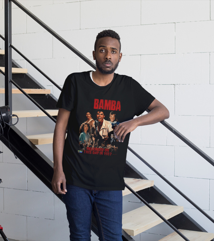 Bamba Released On This Day In 1987 80s Movie T-Shirt