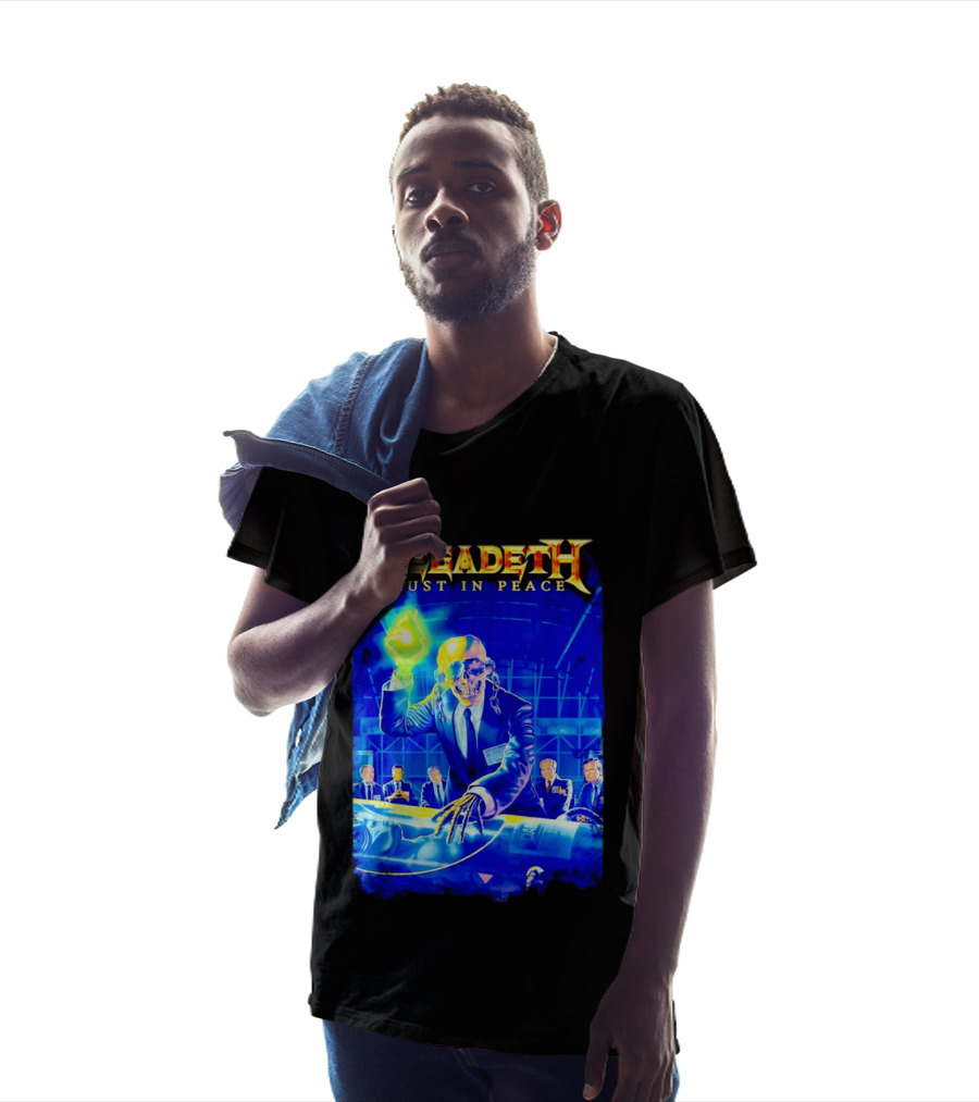 Megadeth Rust In Peace Vic Rattlehead Thrash Metal Classic Album T-Shirt
