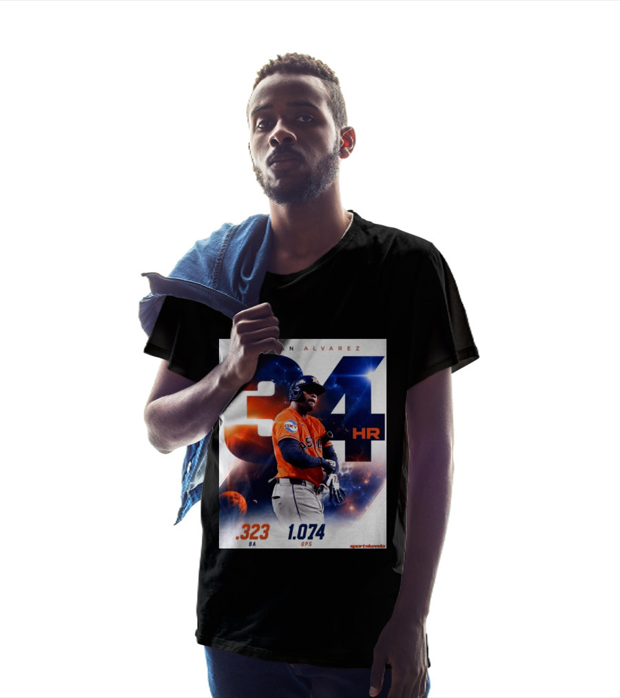 Yordan Alvarez 34 HR .323 BA 1.074 OPS Astros T-Shirt