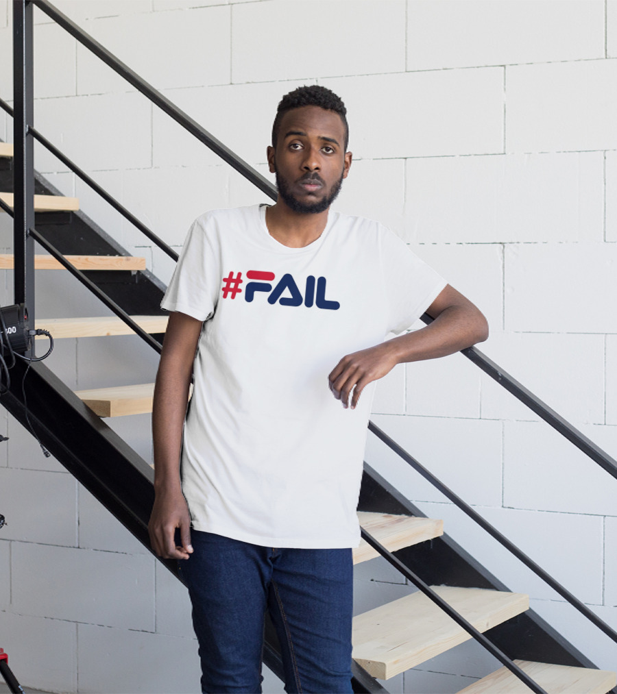 #FAIL Hashtag Bold Modern T-Shirt