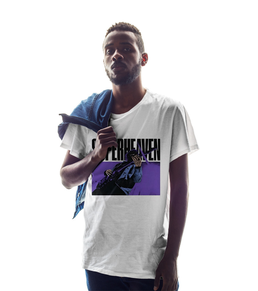 Superheaven Guitarist Performance Alternative Rock Purple Aesthetic T-Shirt