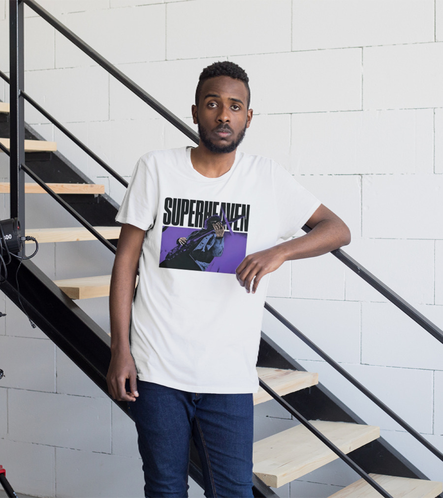 Superheaven Guitarist Performance Alternative Rock Purple Aesthetic T-Shirt