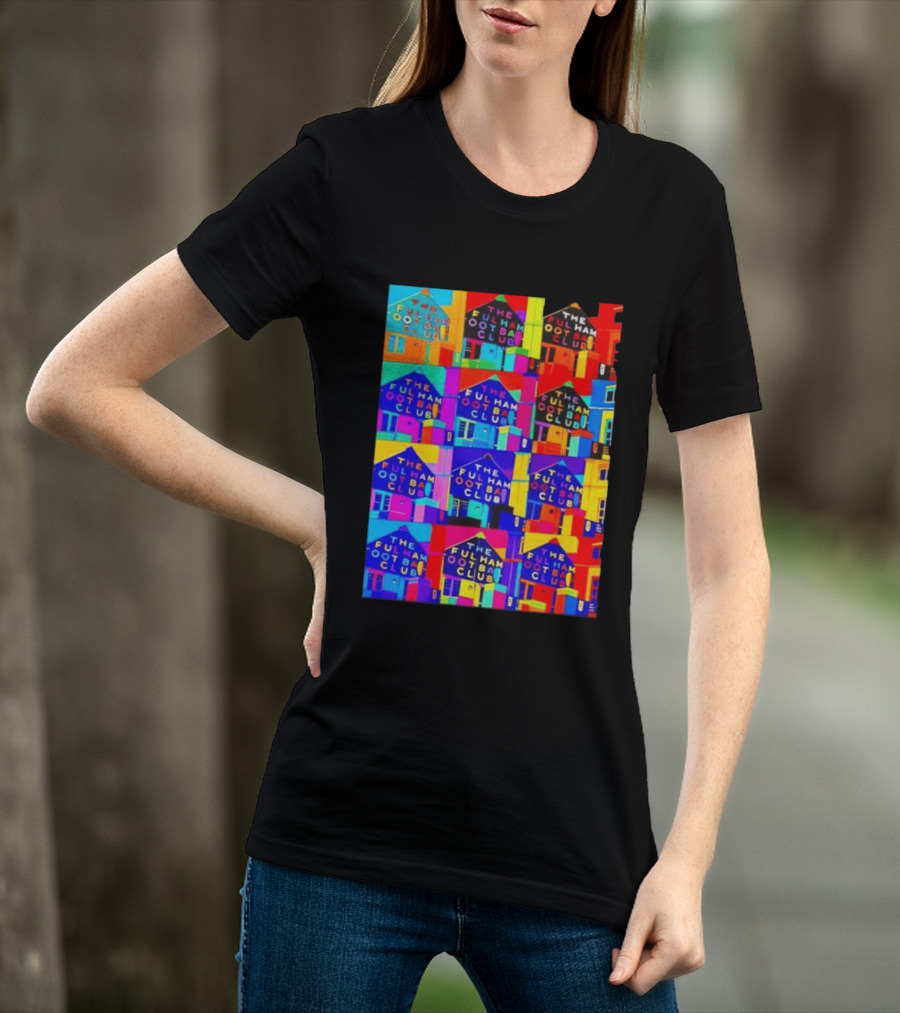 The Fulham Football Club Pop Art Craven Cottage T-Shirt