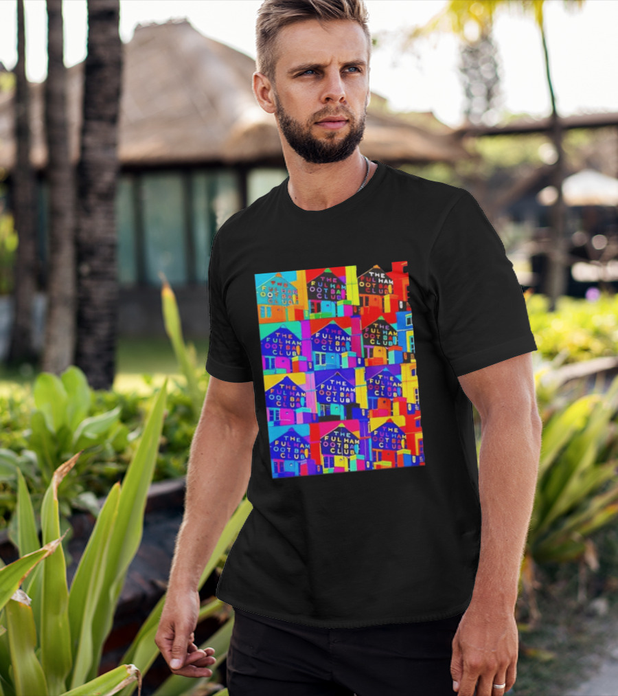 The Fulham Football Club Pop Art Craven Cottage T-Shirt