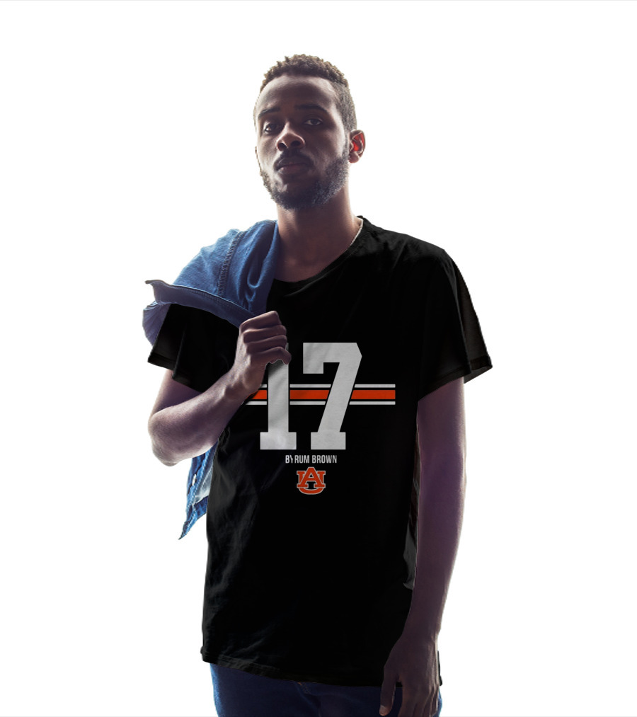 Byrum Brown Auburn Tigers 17 College Football Jersey Auburn University T-Shirt