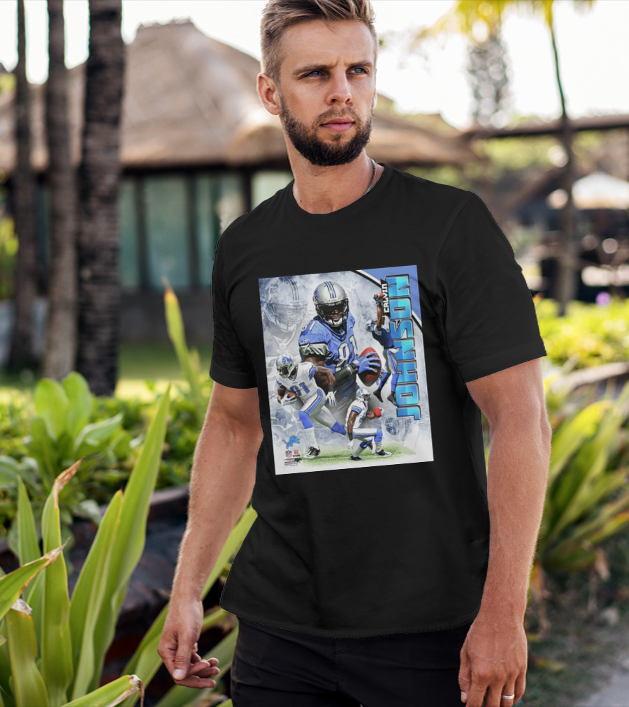 Calvin Johnson Detroit Lions NFL Football Superstar T-Shirt