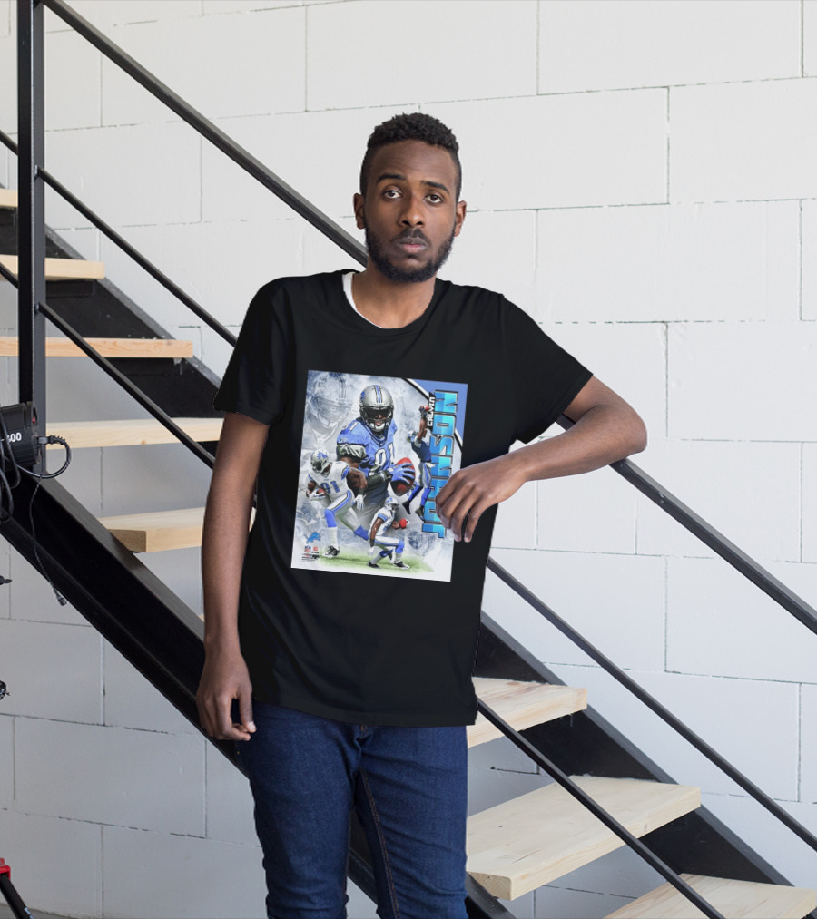 Calvin Johnson Detroit Lions NFL Football Superstar T-Shirt