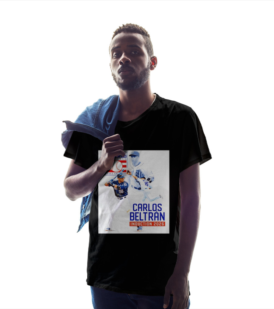 Carlos Beltran National Baseball Hall Of Fame Induction 2026 T-Shirt