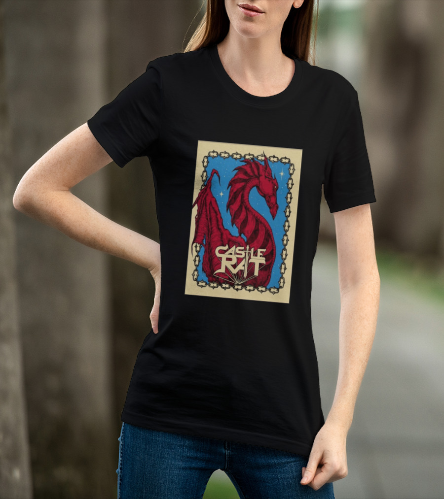 Castle Rat Red Dragon Marienthal Germany Aug 14 2026 T-Shirt