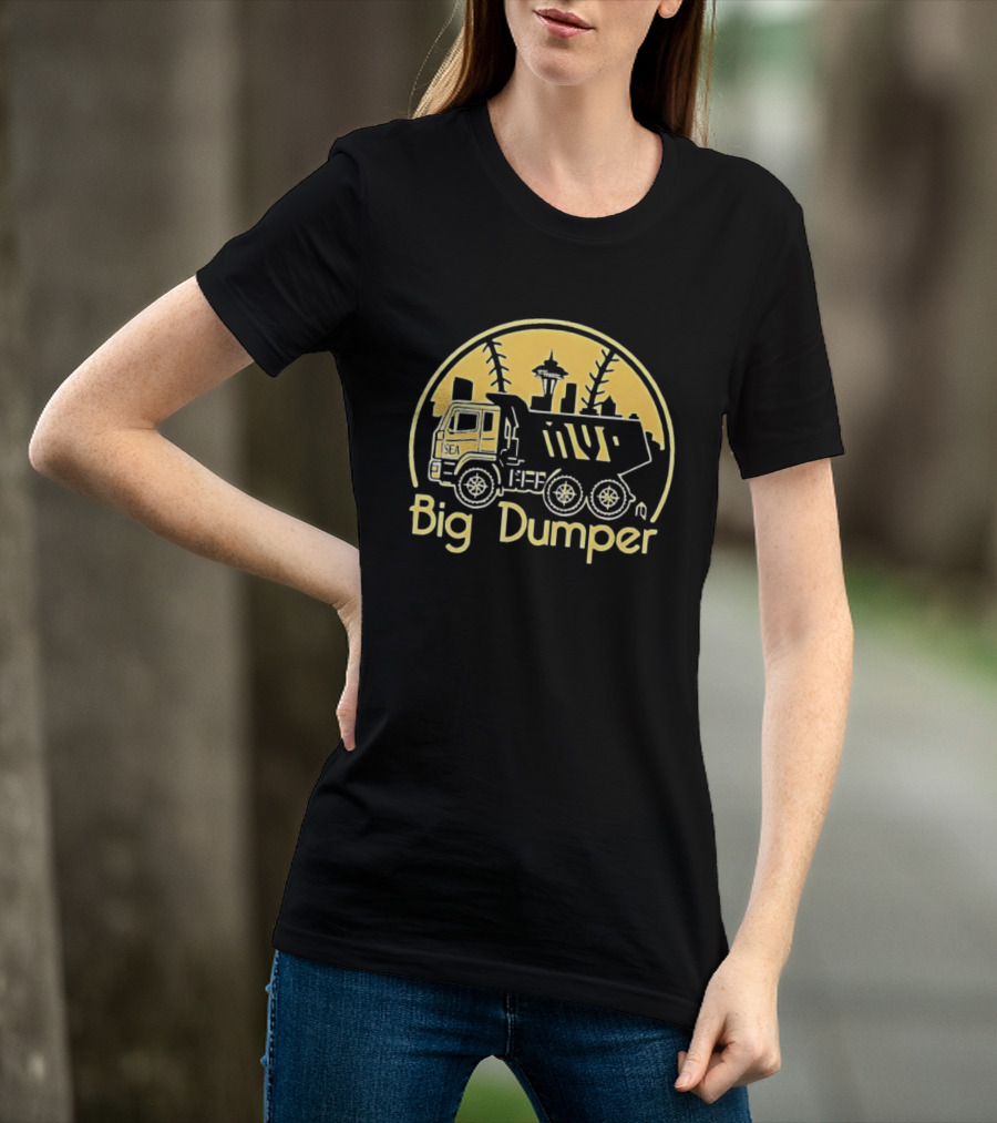 Big Dumper Cal Raleigh Seattle Skyline Truck Mvp T-Shirt