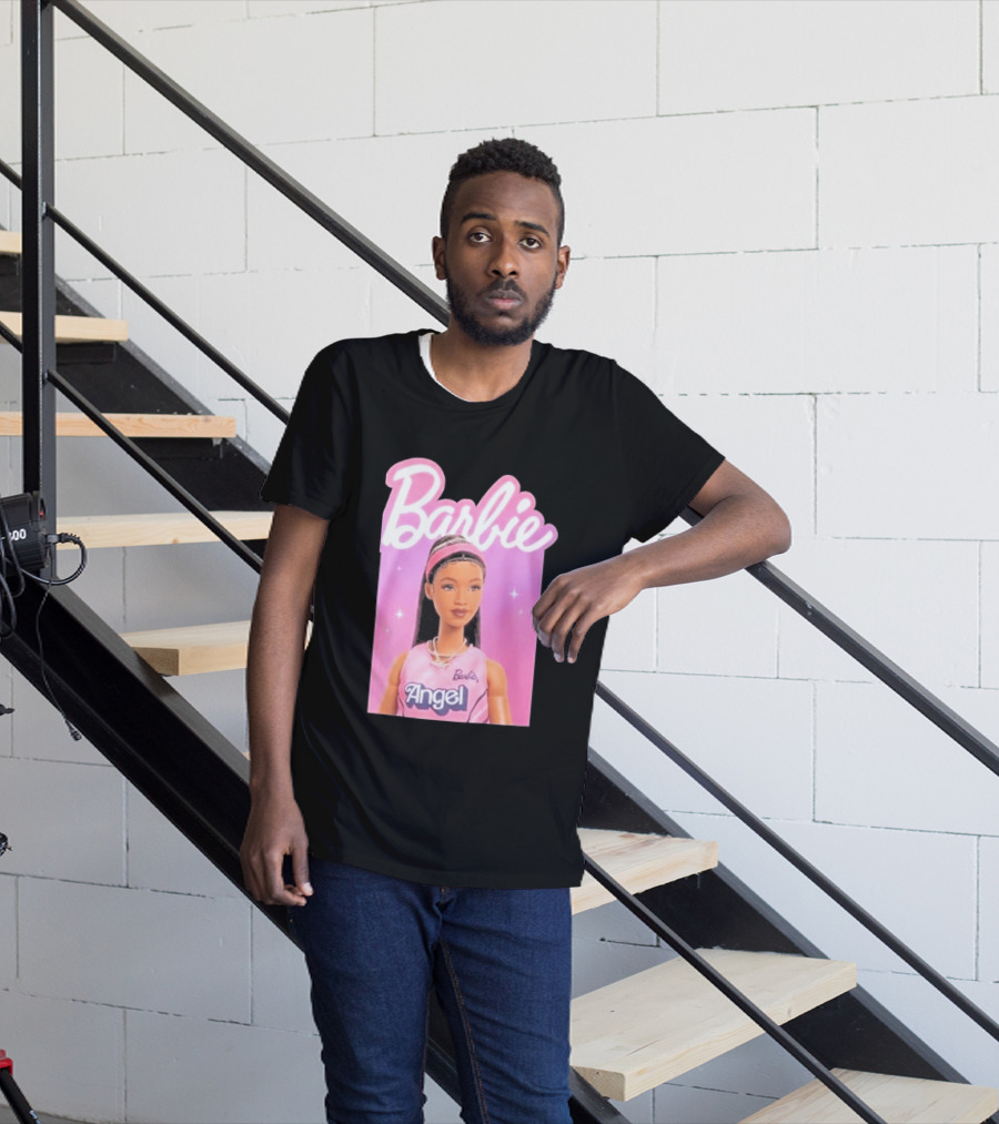 Barbie Angel Basketball Doll T-Shirt