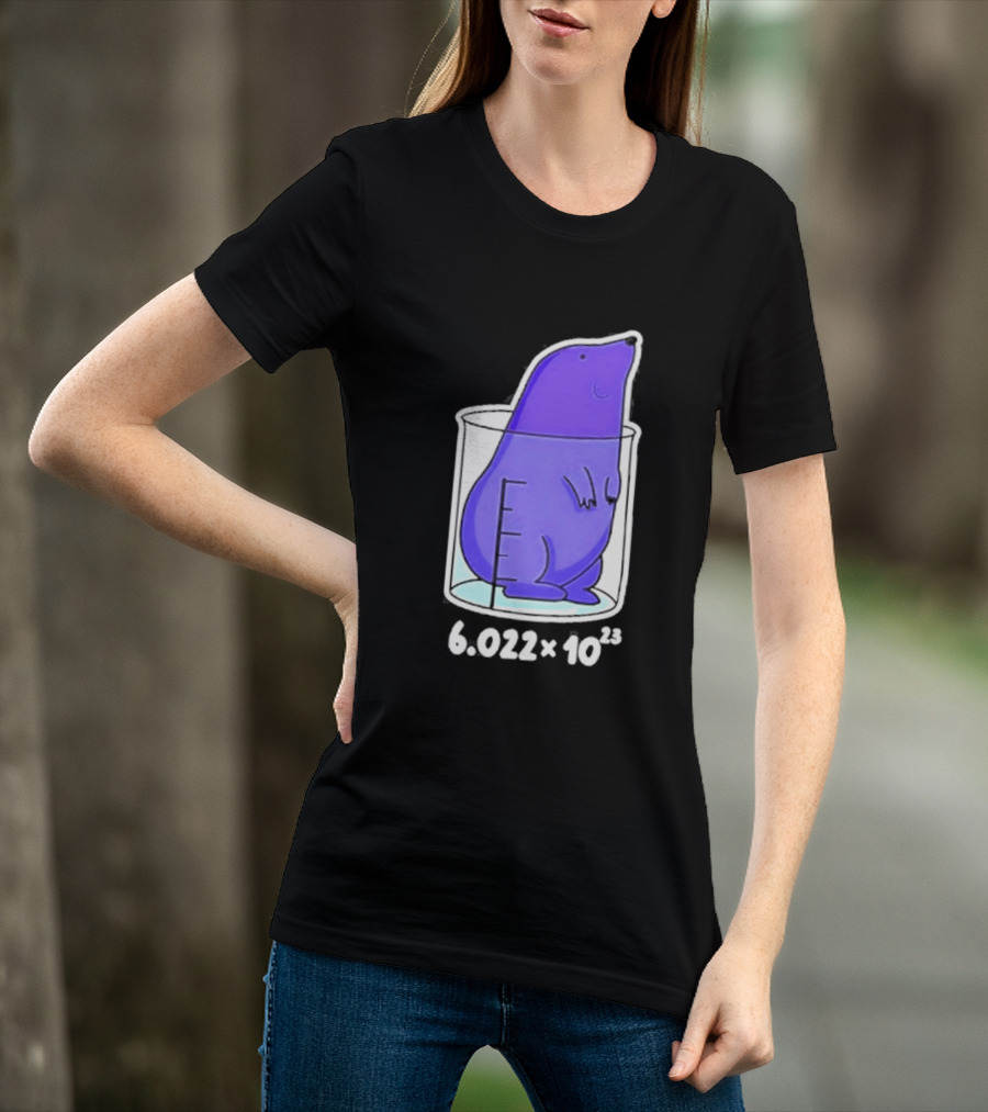 Mole 6.022 X 10²³ Avogadro Chemistry Beaker T-Shirt