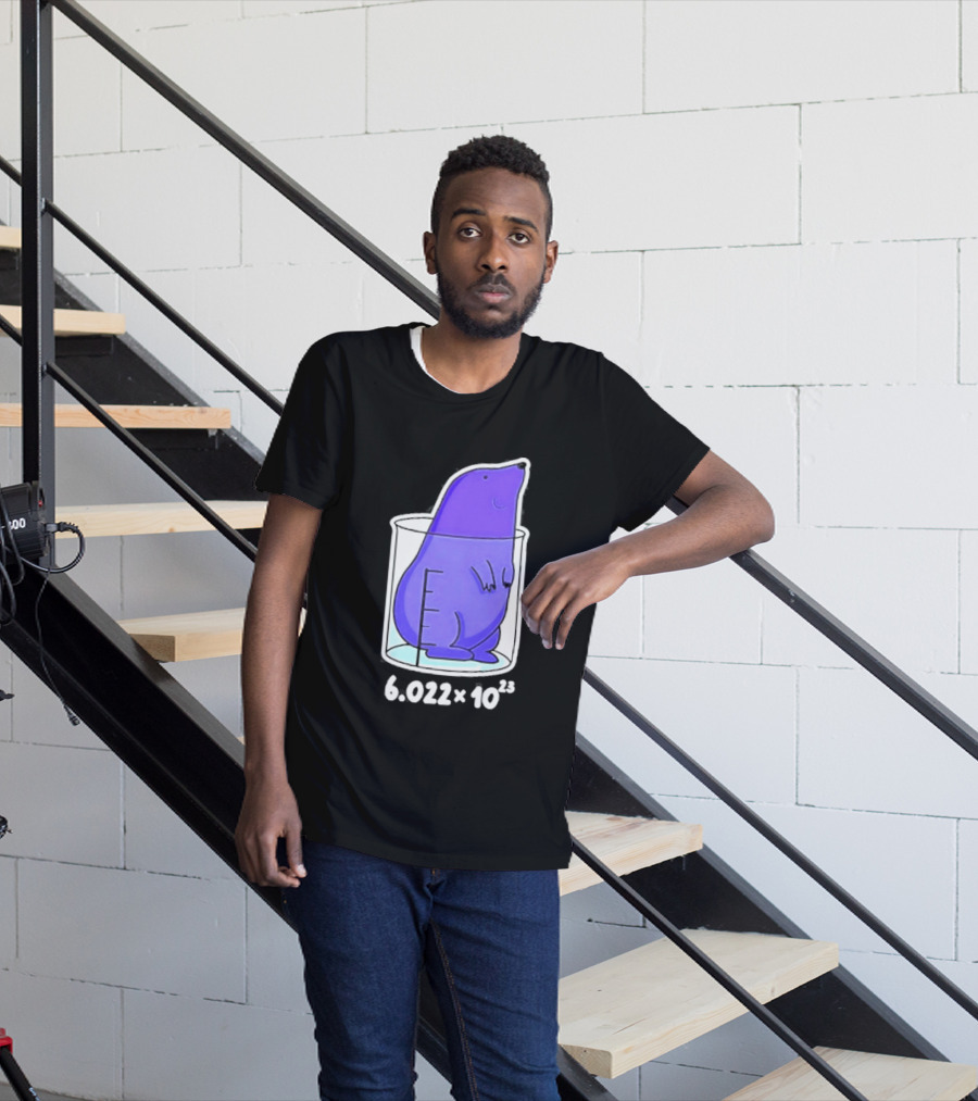 Mole 6.022 X 10²³ Avogadro Chemistry Beaker T-Shirt