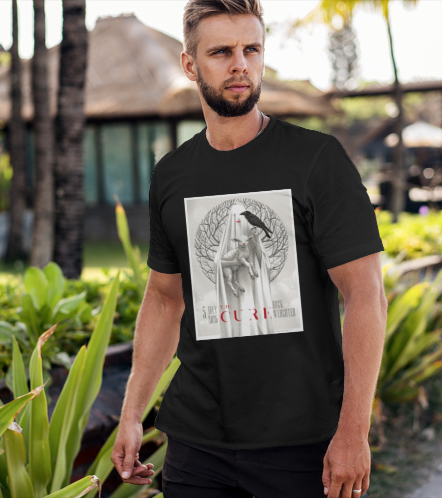 5 July 2026 The Cure Rock Werchter Raven And Lamb T-Shirt