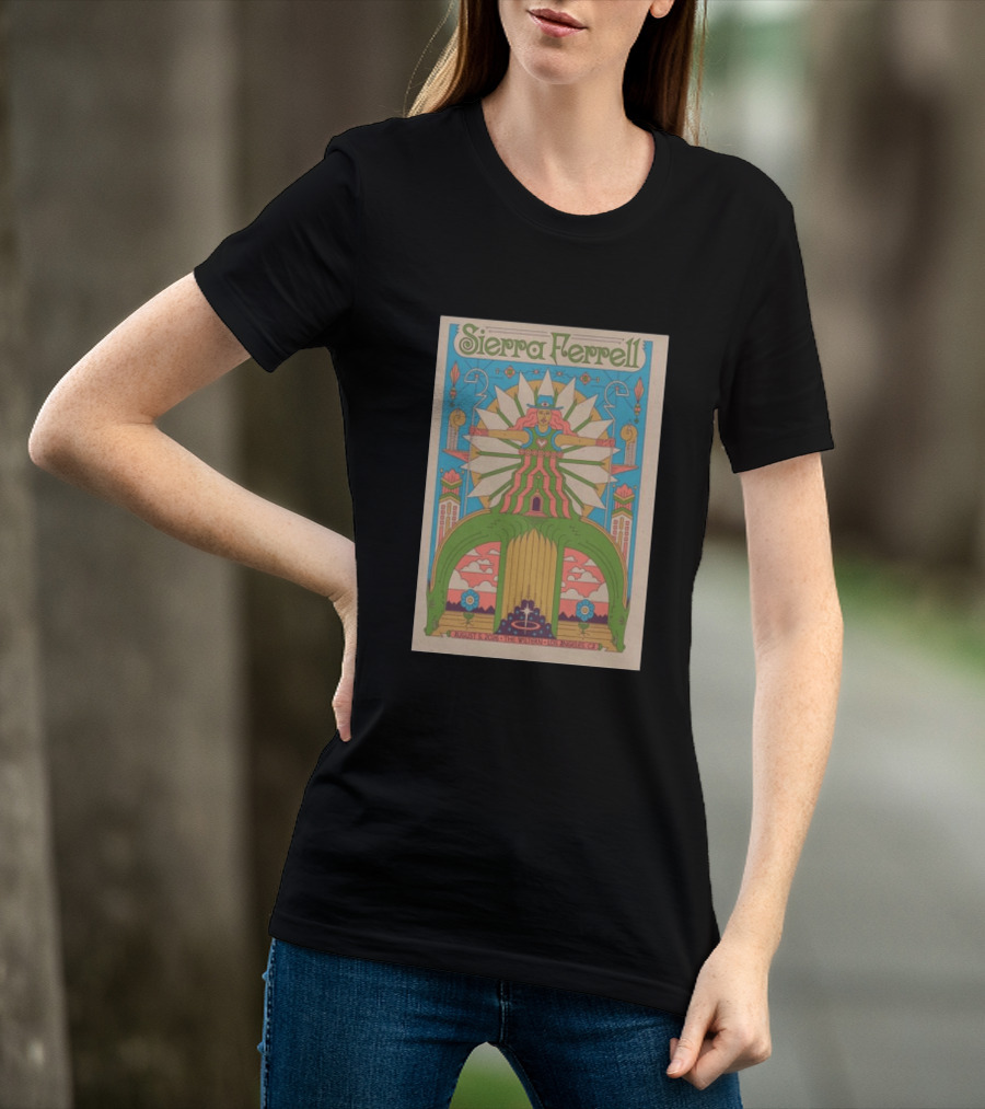 Sierra Ferrell August 5 2026 The Wiltern Los Angeles CA Psychedelic T-Shirt