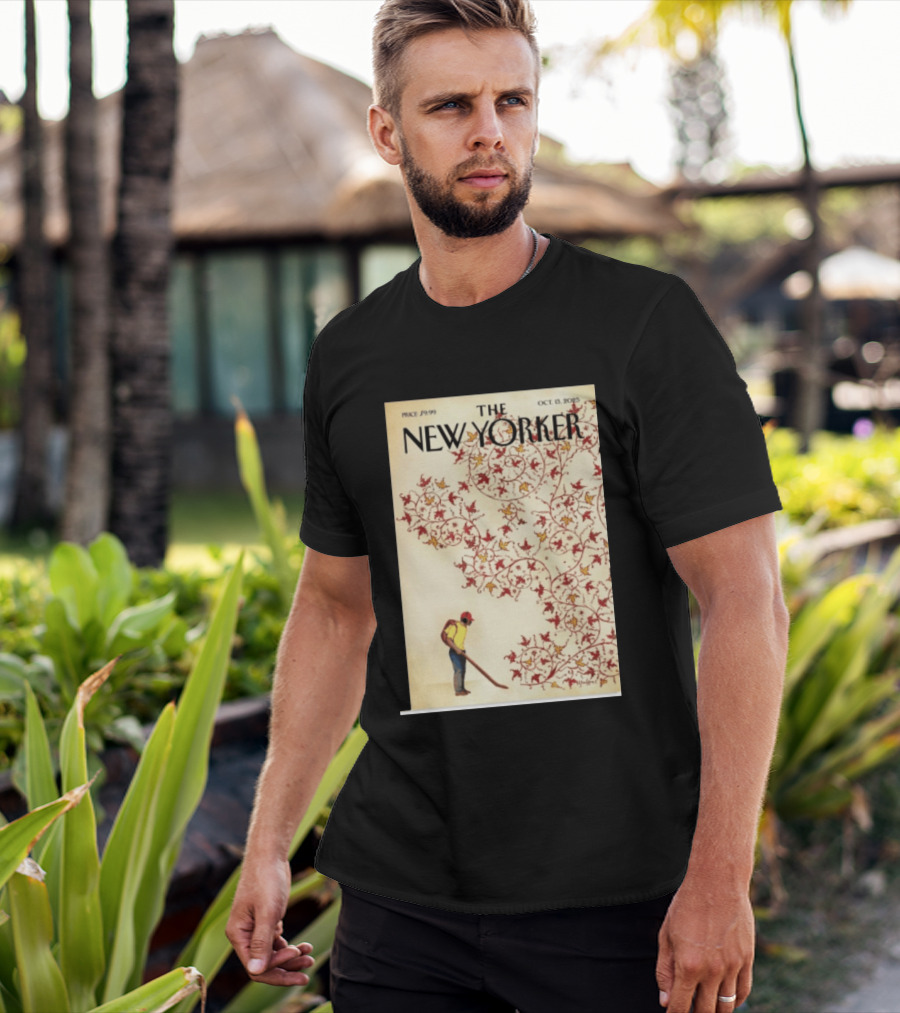 The New Yorker October 13 2025 Brian Stauffer Winds Of Change Vintage Cover T-Shirt