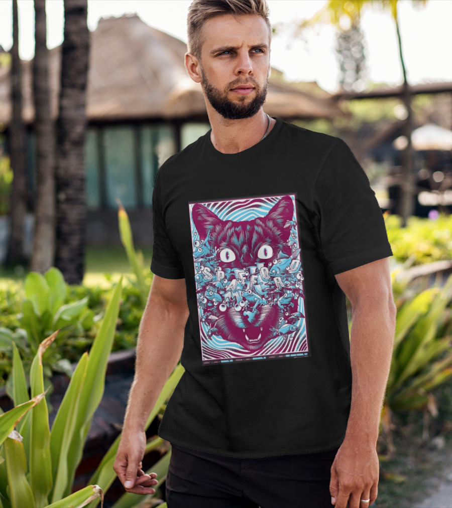Spafford Richmond Virginia Tour Aug 6 2026 Cat Eyes And Fish T-Shirt