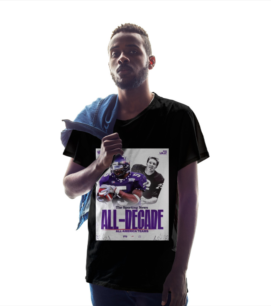 TCU Sporting News All Decade All America Teams LaDainian Tomlinson Bob Lilly T-Shirt