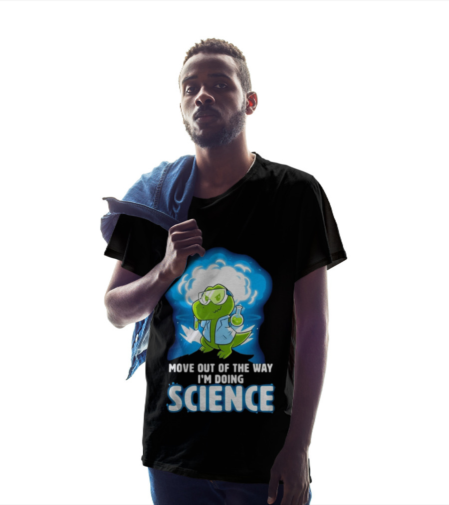 Move Out Of The Way I'm Doing Science Turtle Lab Experiment T-Shirt