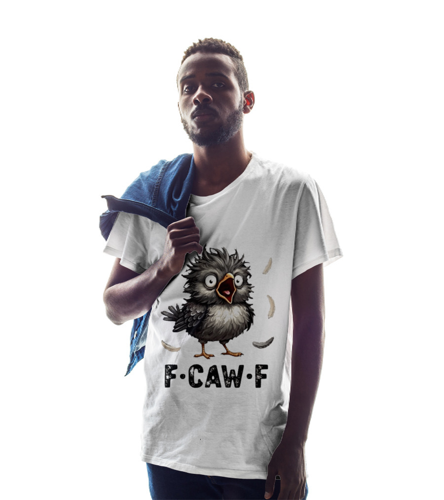 F Caw F Classic Baby Chicken With Feathers T-Shirt