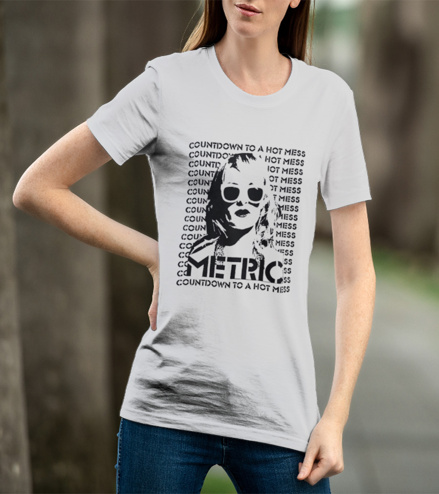 Metric Countdown To A Hot Mess Emily Haines T-Shirt