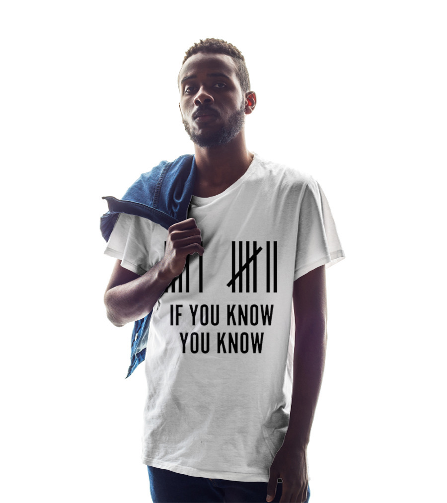 Classic Six Seven Tally Marks If You Know You Know T-Shirt