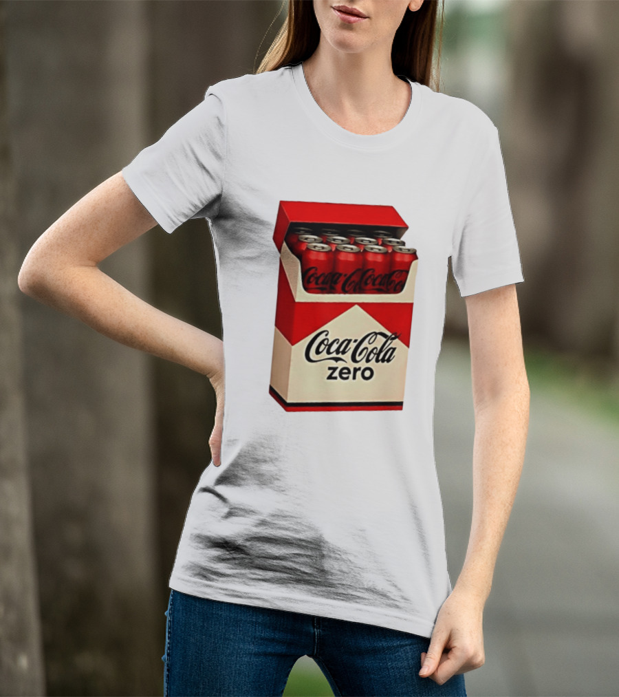 Coca Cola Zero Take The Edge Off Red Box Cans T-Shirt