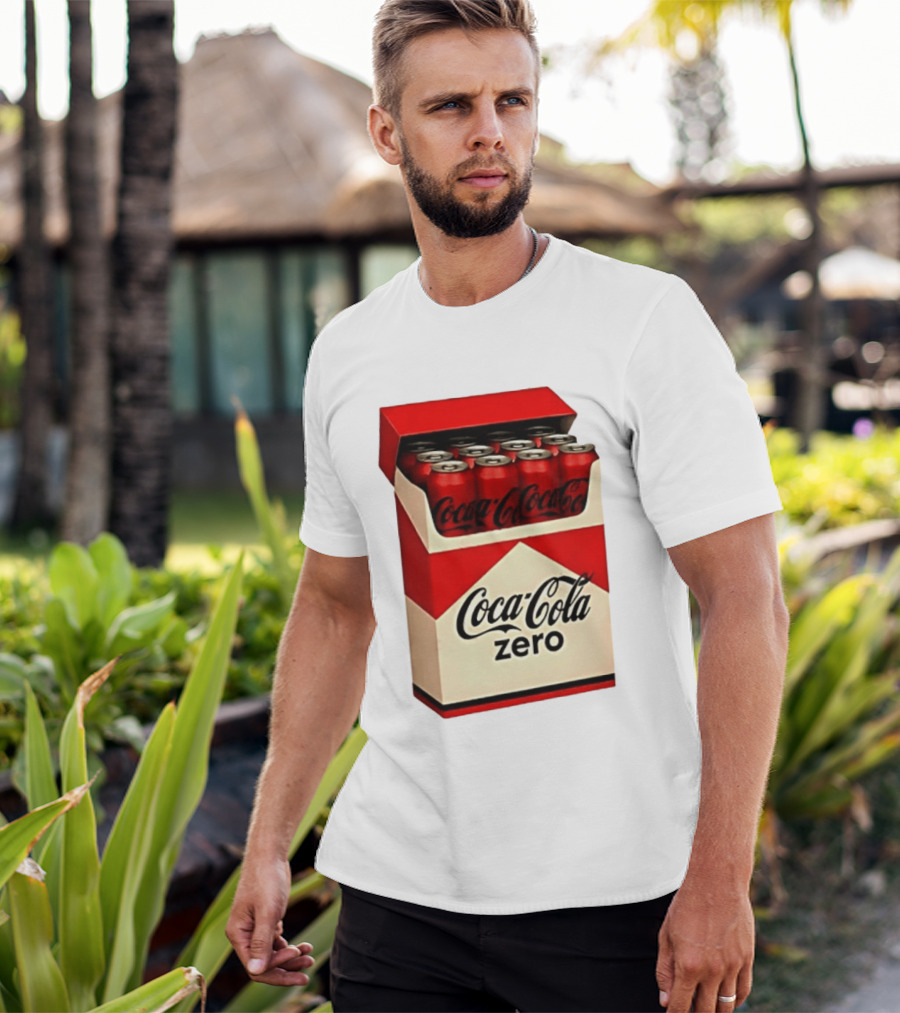 Coca Cola Zero Take The Edge Off Red Box Cans T-Shirt