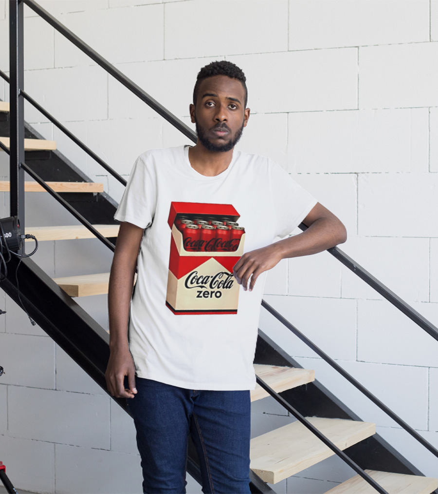 Coca Cola Zero Take The Edge Off Red Box Cans T-Shirt