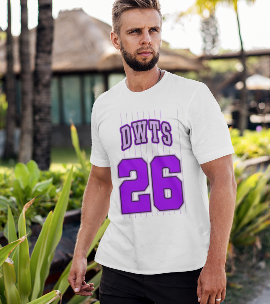 Dancing With The Stars DWTS Glitter Games 26 Jersey T-Shirt