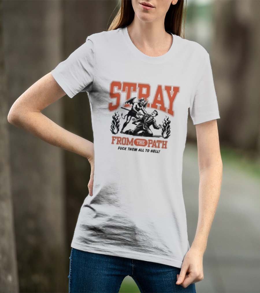 Stray From The Path Demon Figure Fuck Them All To Hell T-Shirt