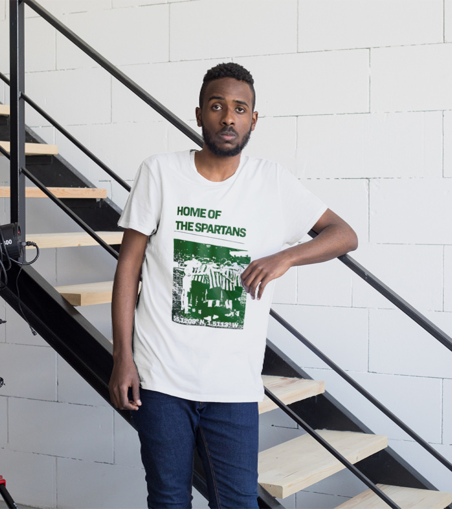 Home Of The Spartans 55.1208° N 15113° W T-Shirt