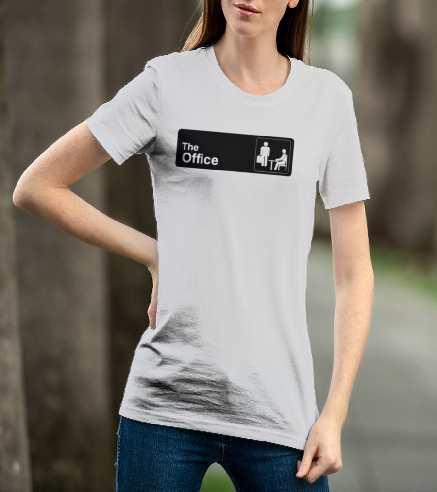 The Office TV Show Iconic Logo With Sitting And Standing Figures T-Shirt