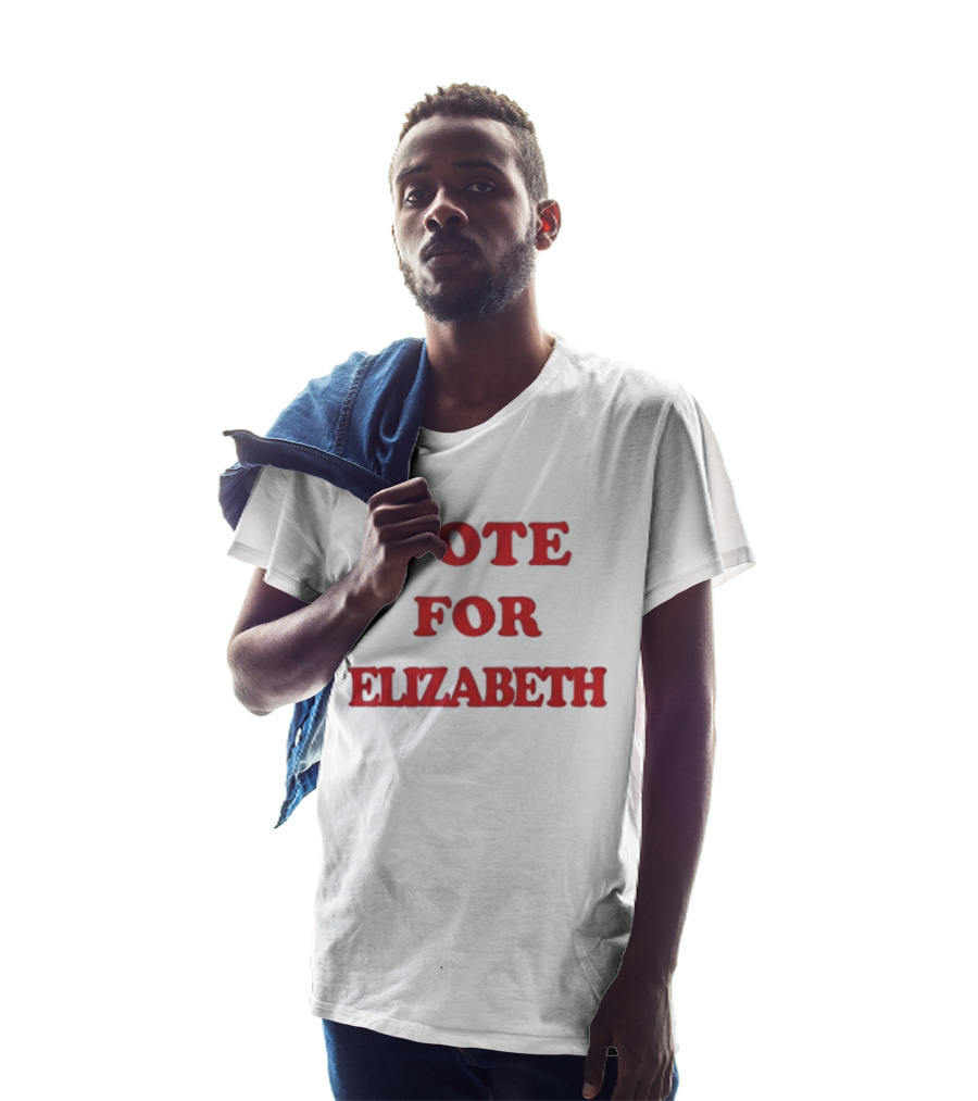 Vote For Elizabeth Bold Red T-Shirt