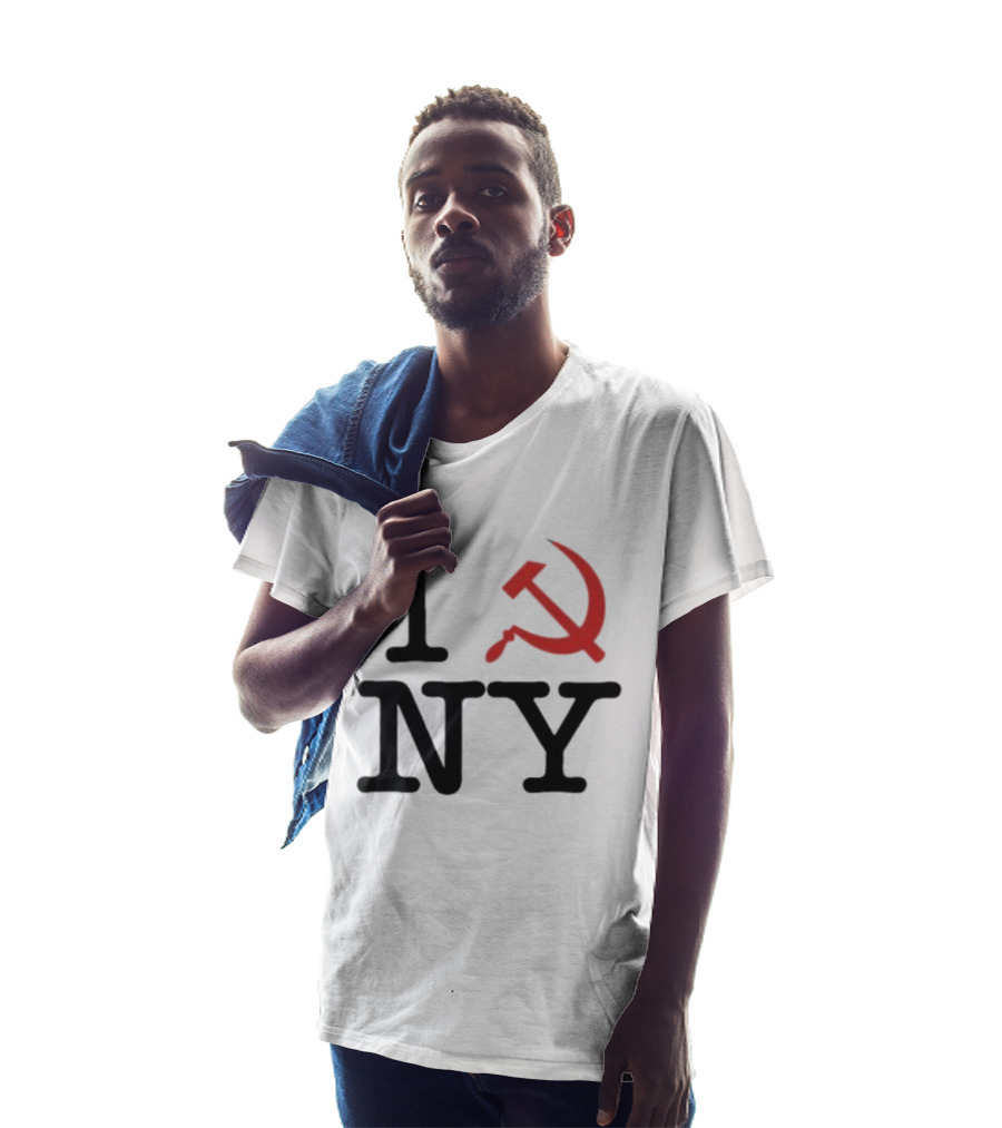 I Love NY Zohran Mamdani Hammer And Sickle T-Shirt