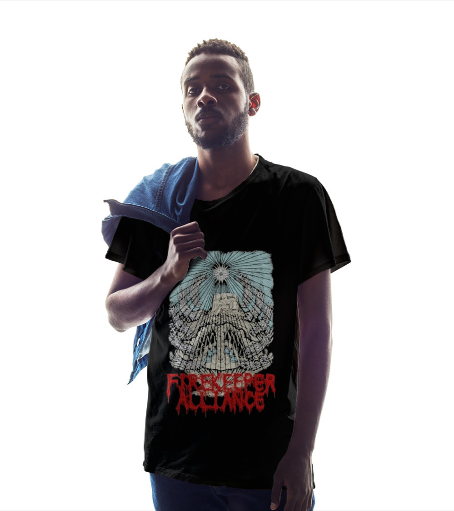Fire Keeper Alliance Chief Mountain Thomas Hooper T-Shirt
