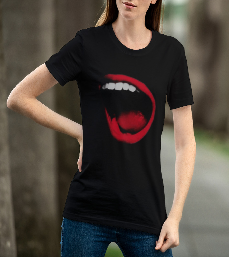 Benjamin Ingrosso Store Mouth European Tour Red Lips Open Mouth Image T-Shirt
