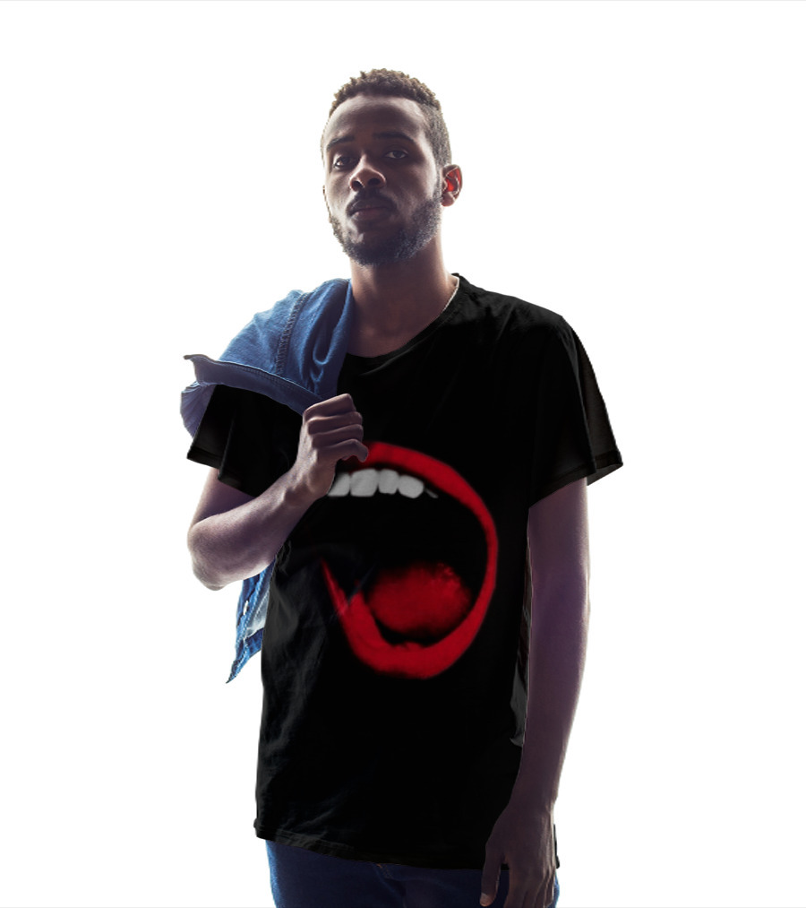 Benjamin Ingrosso Store Mouth European Tour Red Lips Open Mouth Image T-Shirt