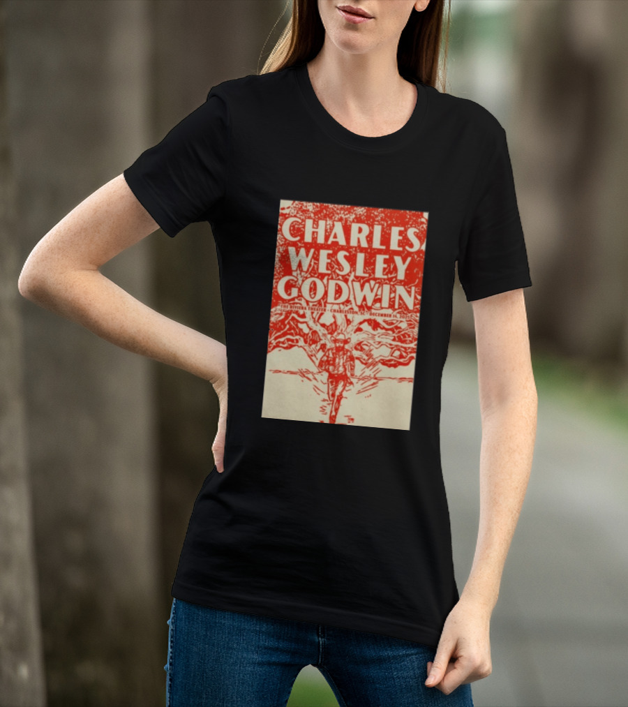 Charles Wesley Godwin Live At The Riviera Theater Charleston SC December 14 2025 T-Shirt