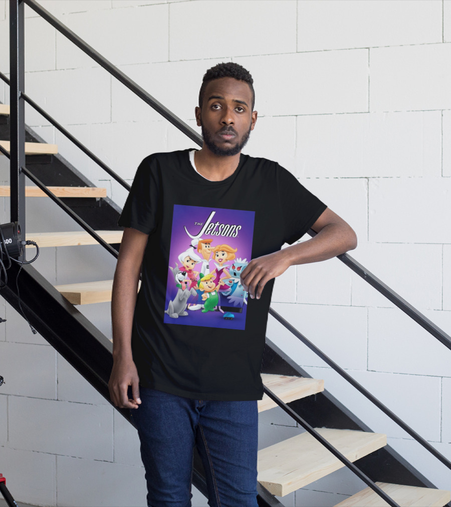 The Jetsons Family 2062 Animation Characters T-Shirt