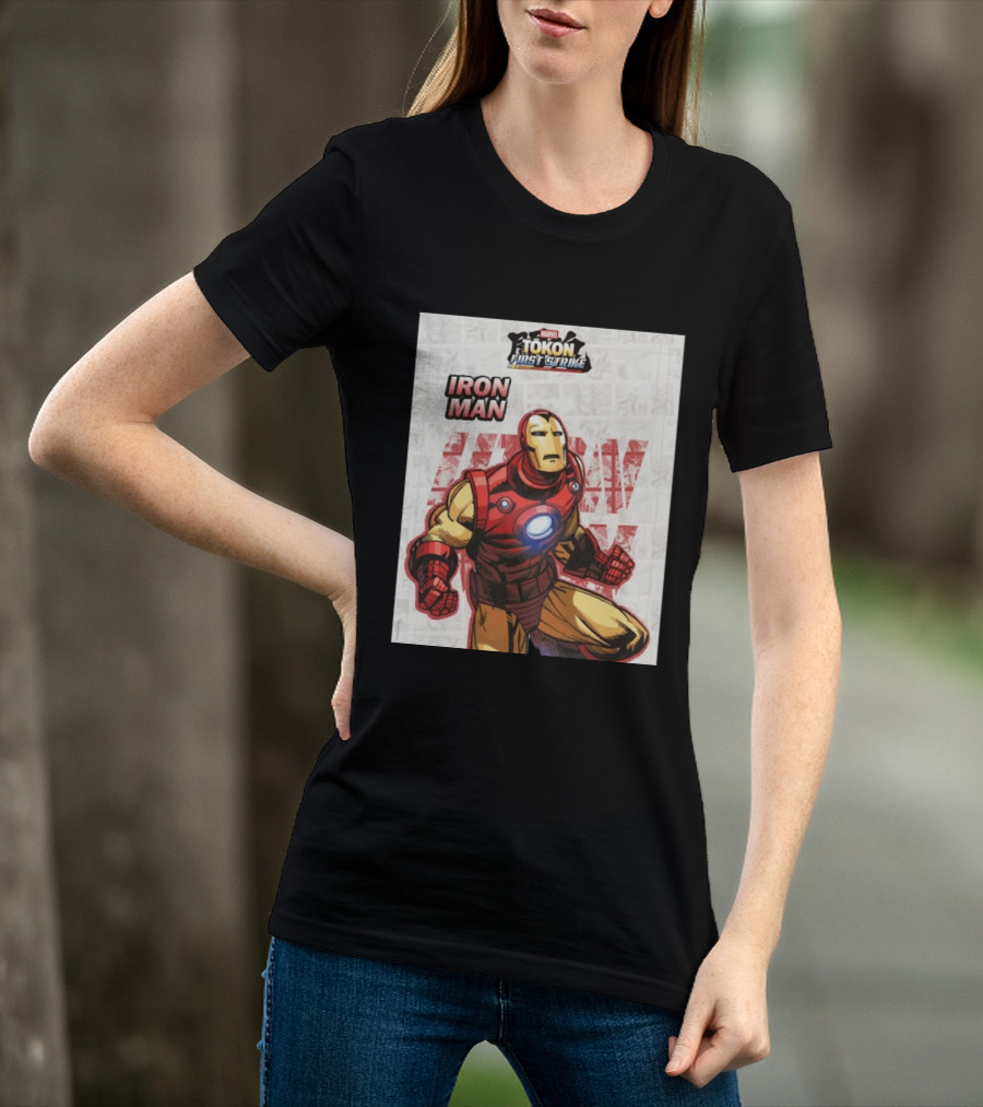 Marvel Tokon First Strike Iron Man Comic T-Shirt