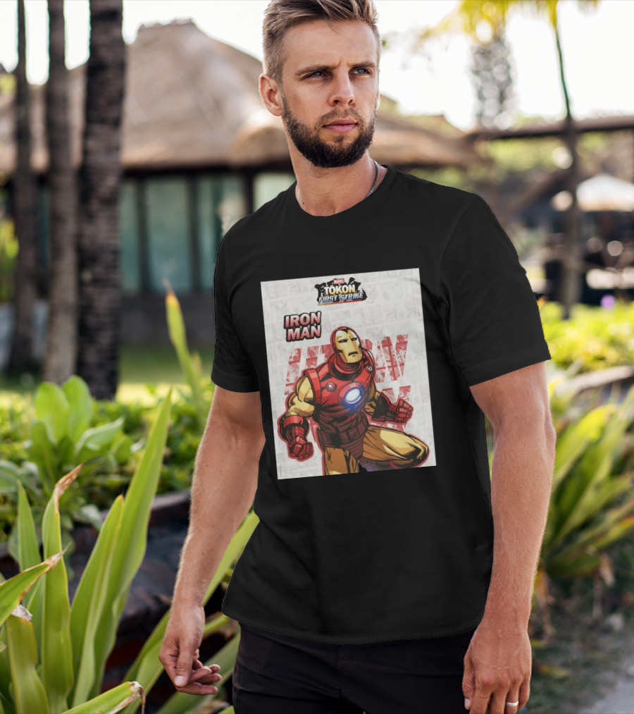 Marvel Tokon First Strike Iron Man Comic T-Shirt