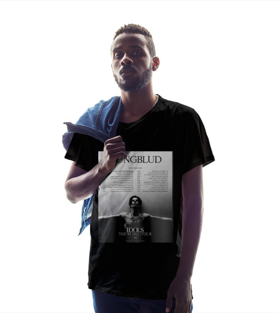YUNGBLUD Idols The World Tour North America 2026 Schedule Dates Mockup Two Side T-Shirt